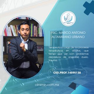 Marco Antonio Altamirano Urbano, Psicólogo Puebla