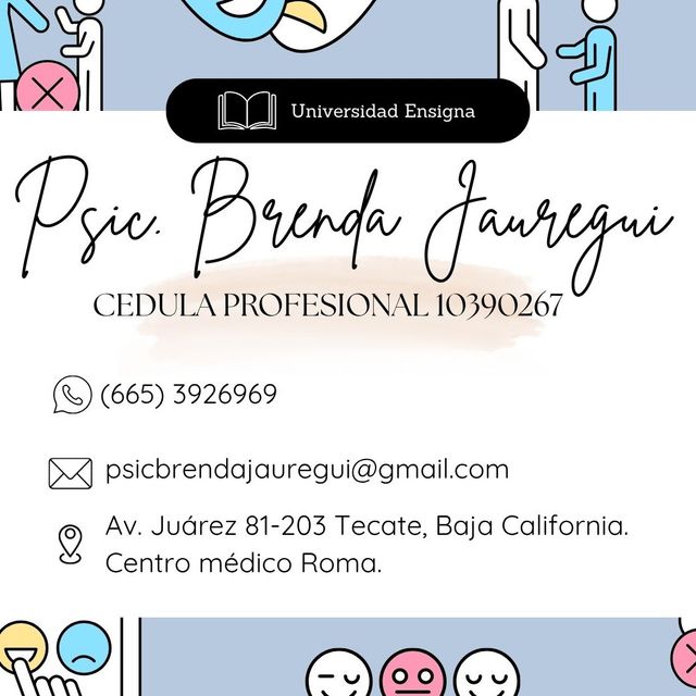 Brenda Lizeth Jauregui Lopez, Psicólogo Tecate