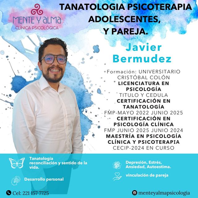 Javier Bermúdez Bermúdez, Psicólogo Puebla