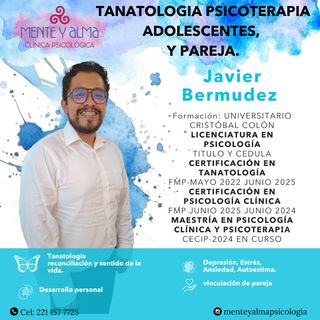Ampliar imagen: Javier Bermúdez Bermúdez, Psicólogo Puebla