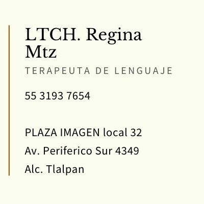 Andrea Regina Martínez Trejo, Logopeda Ciudad de México