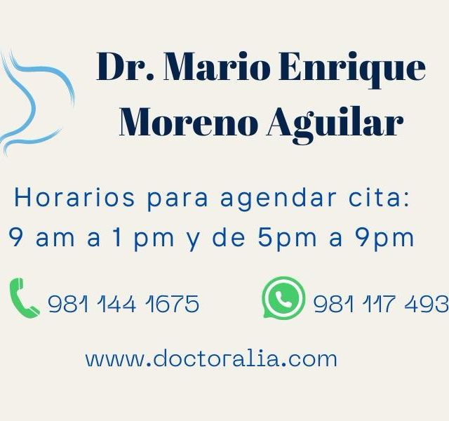 Mario Enrique Moreno Aguilar, Endoscopista Campeche