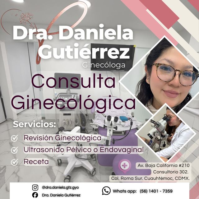 Daniela Nashelly Gutiérrez Hernández, Ginecólogo Cuauhtémoc