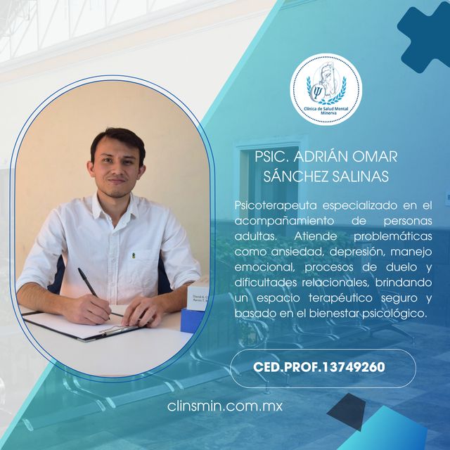 Adrián Omar Sánchez Salinas, Psicólogo Puebla