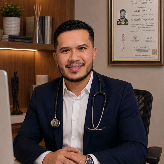 Alejandro Campos Cardiel, Internista Ciudad Juarez