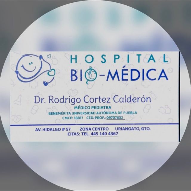 RODRIGO CORTEZ CALDERÓN , Pediatra Uriangato