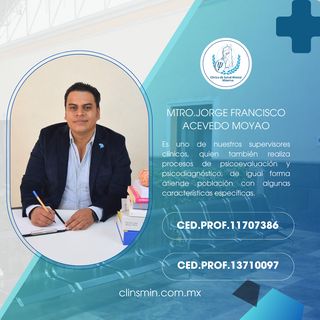Ampliar imagen: Jorge Francisco Acevedo Moyao, Psicólogo Puebla