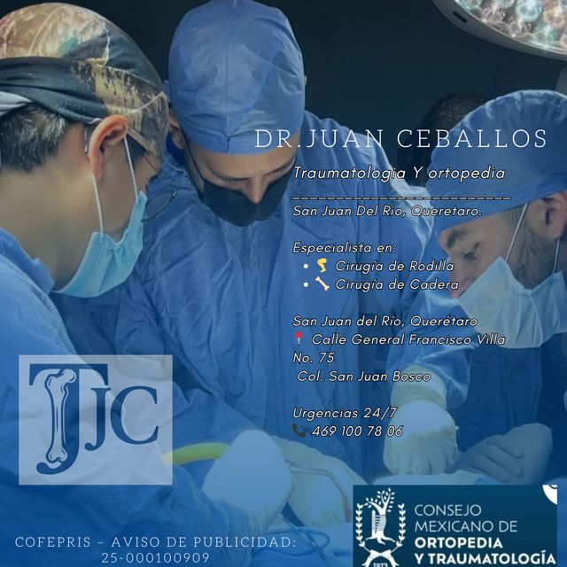 José Juan Ceballos Castañeda, Ortopedista San Juan del Rio