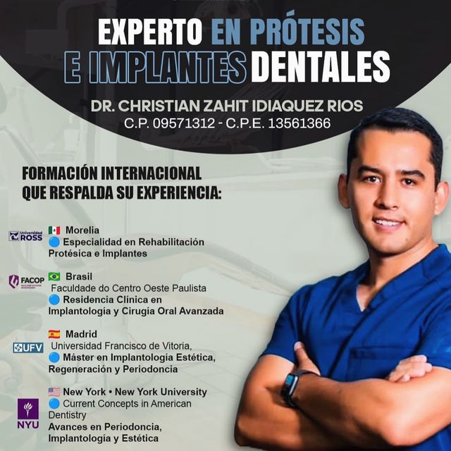 Christian zahit  Idiaquez rios , Dentista - Odontólogo San Luis Potosi
