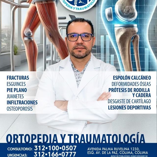 Carlos Del Toro Equihua, Ortopedista Colima