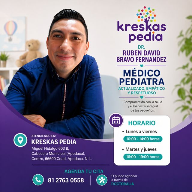 Ruben David Bravo Fernandez, Pediatra Apodaca