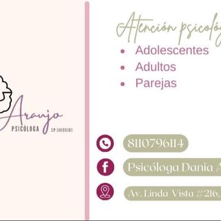 Ampliar imagen: Dania Araujo, Psicólogo Guadalupe