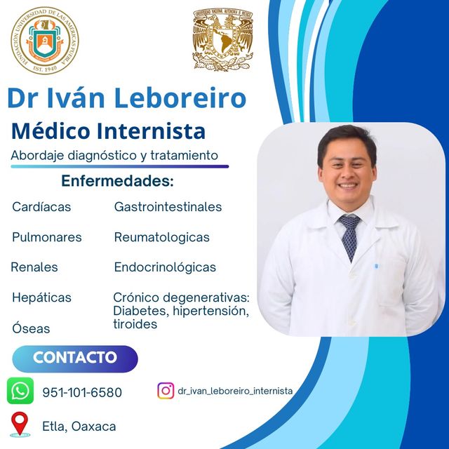 Ivan Manuel Leboreiro Cruz, Internista San Agustin Etla