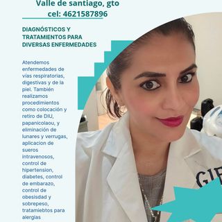 Gabriela Juárez Pérez, Médico general Valle de Santiago
