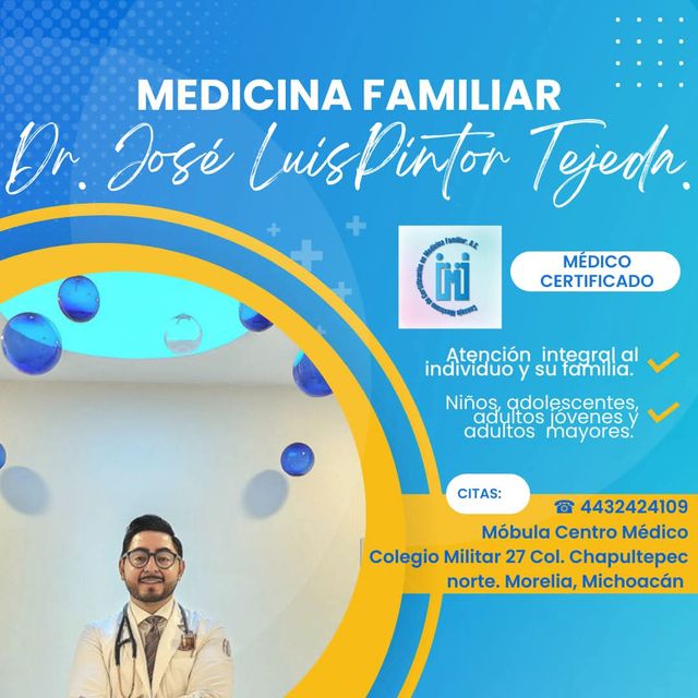José Luis Pintor Tejeda, Médico de familia Morelia