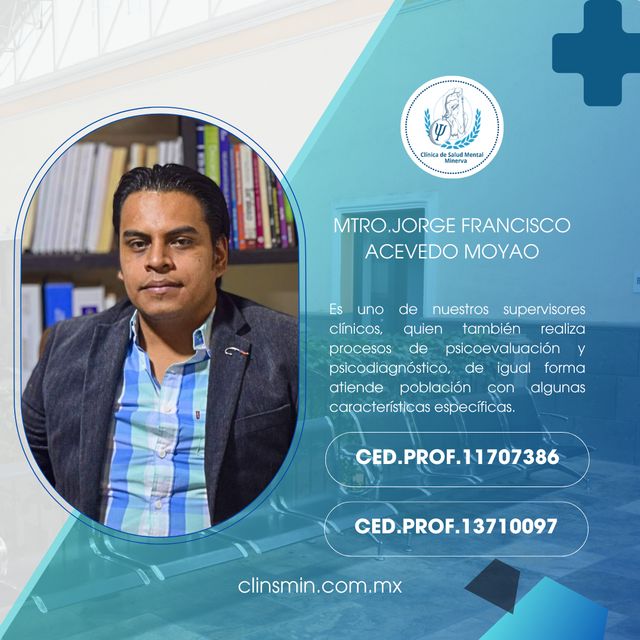 Jorge Francisco Acevedo Moyao, Psicólogo Puebla