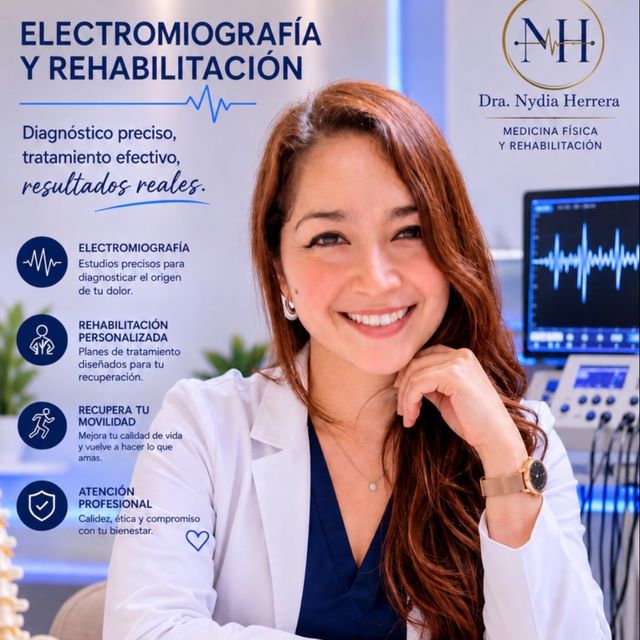 Nydia Herrera, Especialista en Rehabilitación y Medicina Física Veracruz