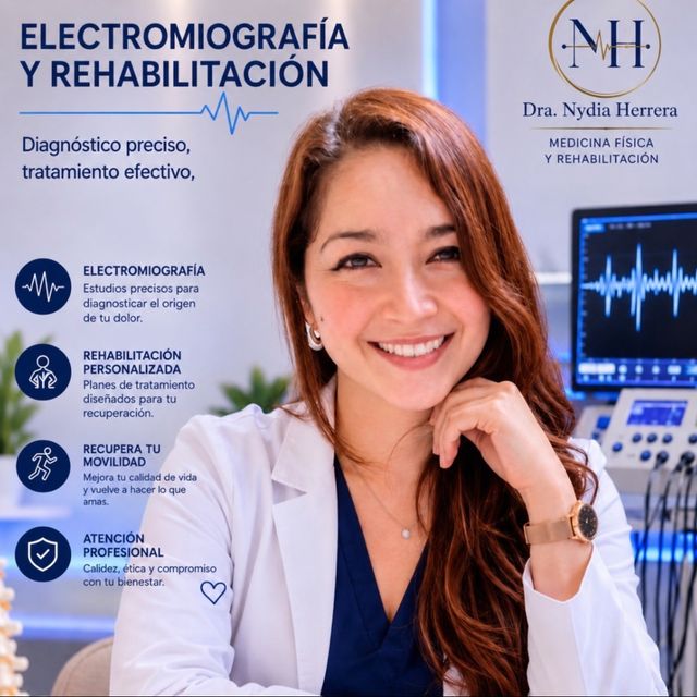 Nydia Herrera, Especialista en Rehabilitación y Medicina Física Veracruz