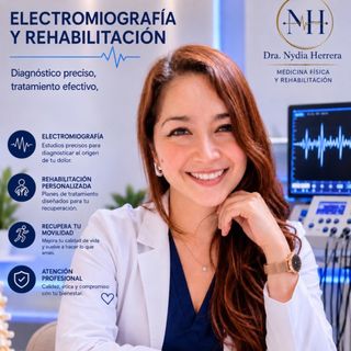 Nydia Herrera, Especialista en Rehabilitación y Medicina Física Veracruz