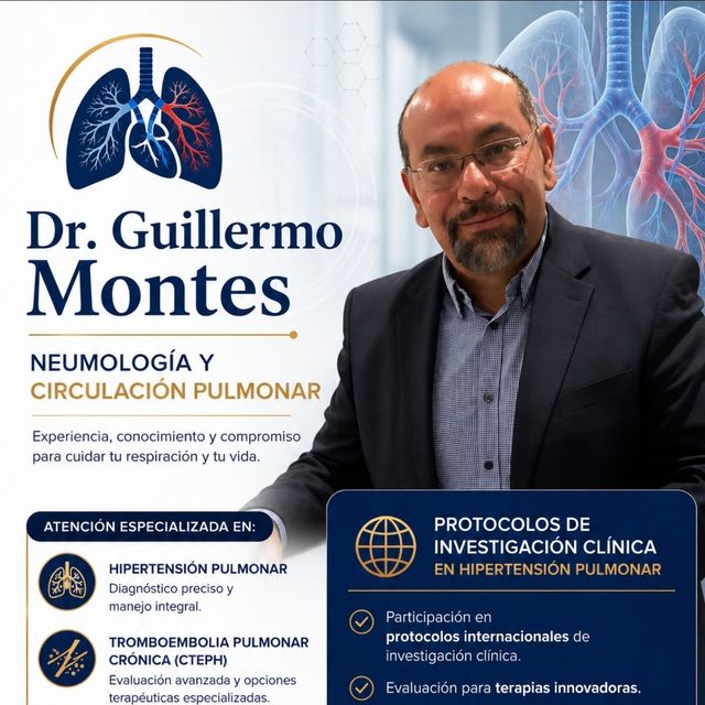 Guillermo Prisciliano Montes García, Neumólogo Morelia