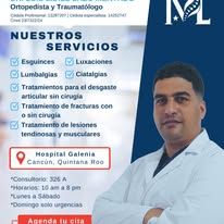 Luis Lidiel Lazo Mentado, Ortopedista Cancun