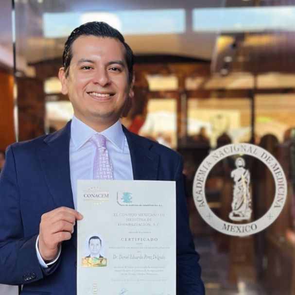 Daniel Eduardo Pérez Delgado, Especialista en Rehabilitación y Medicina Física Ciudad de México