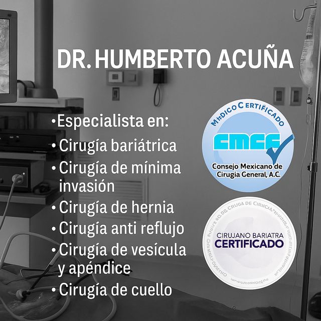 Humberto Acuña Meza, Cirujano general Zacatecas