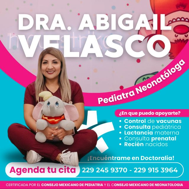 Abigail Velasco, Pediatra Boca del Rio