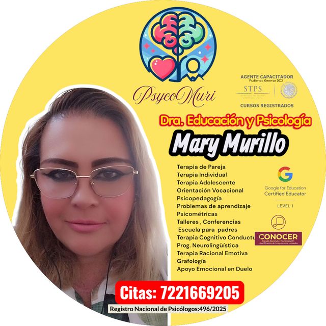 María de la Cruz Murillo Ramos, Psicólogo Toluca de Lerdo