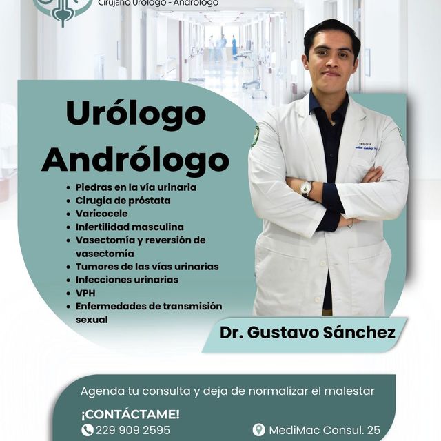 Gustavo Sanchez Cortazar, Urólogo Boca del Rio