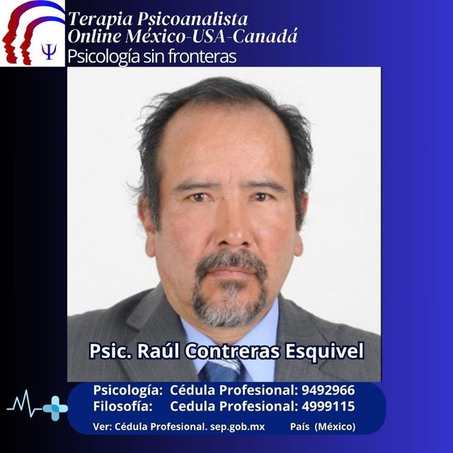 Raúl Contreras Esquivel, Psicólogo Ciudad de México
