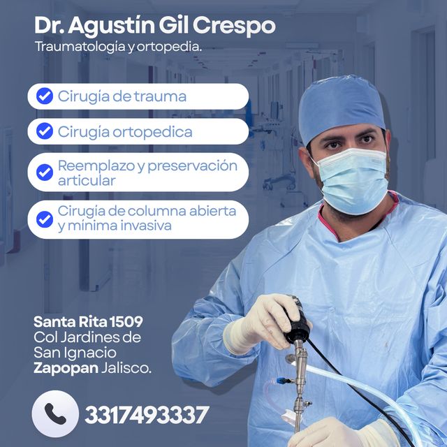 Agustin Gil Crespo, Ortopedista Zapopan