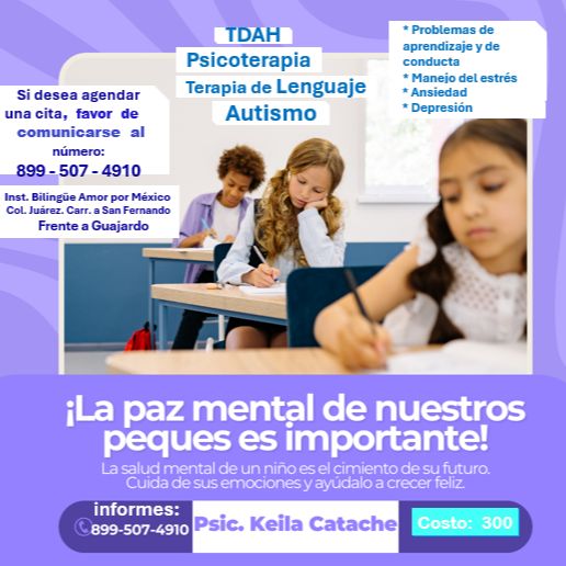 Keila Catache Gutierrez, Psicólogo Reynosa
