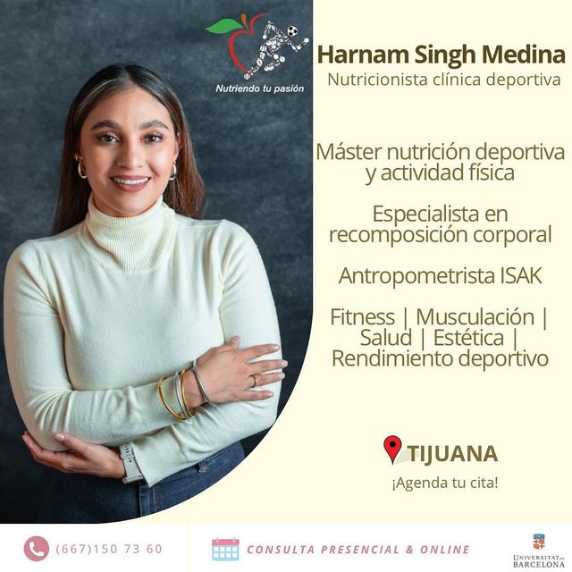 Harnam Singh medina, Nutricionista Tijuana