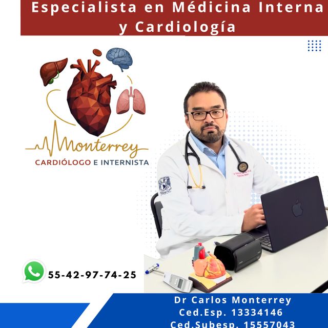 Carlos Angel Monterrey Garcia, Cardiólogo Acolman