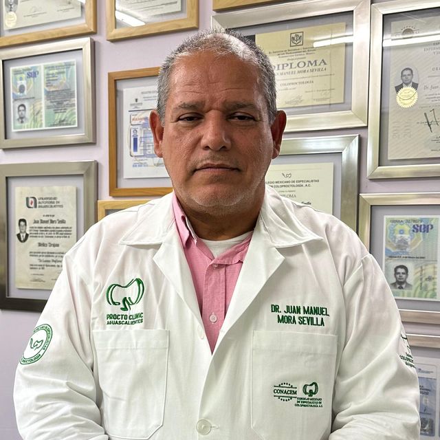 Juan Manuel Mora Sevilla, Cirujano general Aguascalientes