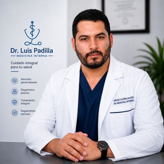 Luis Manuel Padilla Martinez, Internista Pachuca de Soto