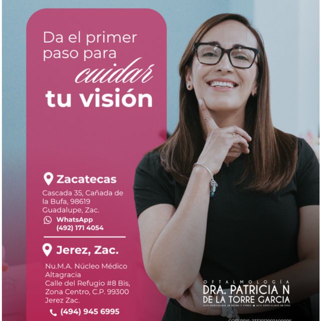 Patricia Nallely De la  Torre García, Oftalmólogo Jerez
