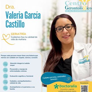 Valeria García Castillo, Geriatra Tampico