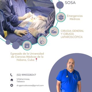 Ampliar imagen: Gabriel Gonzalez Sosa, Cirujano general Villahermosa