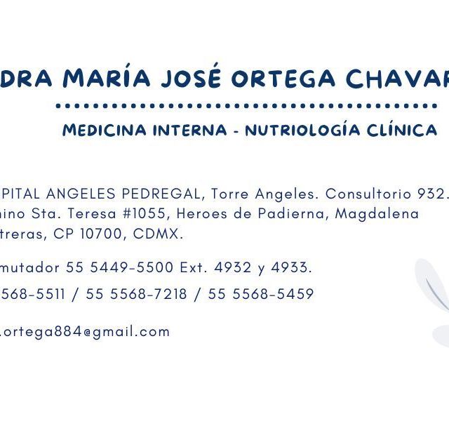María José Ortega, Internista Magdalena Contreras