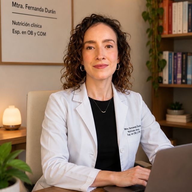 Fernanda Durán López, Nutriólogo Cuauhtémoc