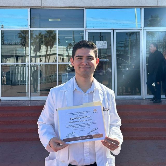 Andres Mascareño Fuentes, Médico general Mexicali