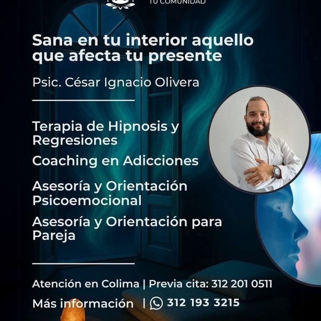 César Ignacio Olivera Hernández, Psicólogo Colima