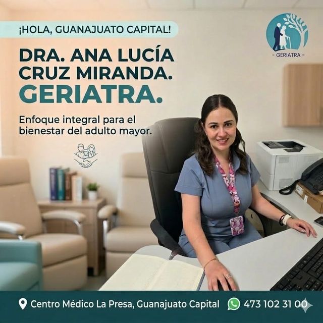 Lucia Cruz Miranda , Geriatra Lagos de Moreno