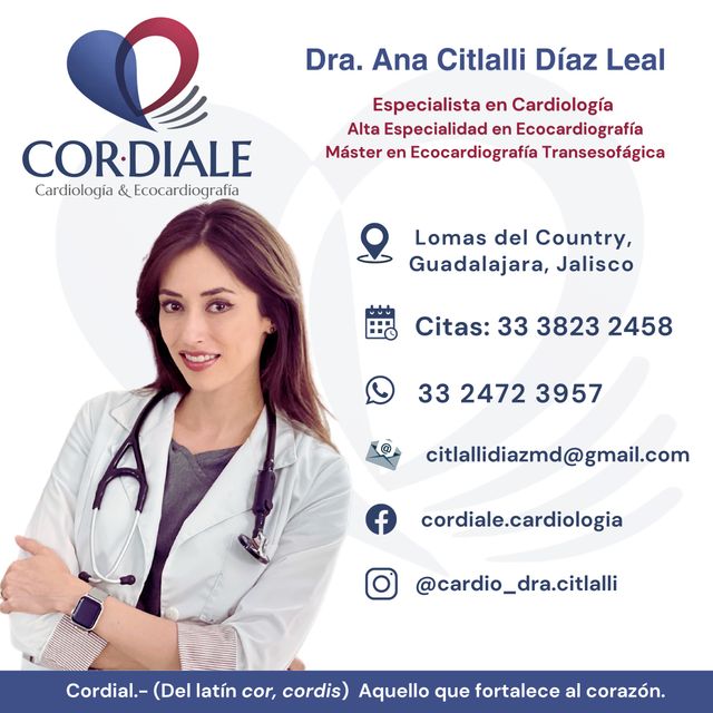 Ana Citlalli Díaz Leal, Cardiólogo Guadalajara