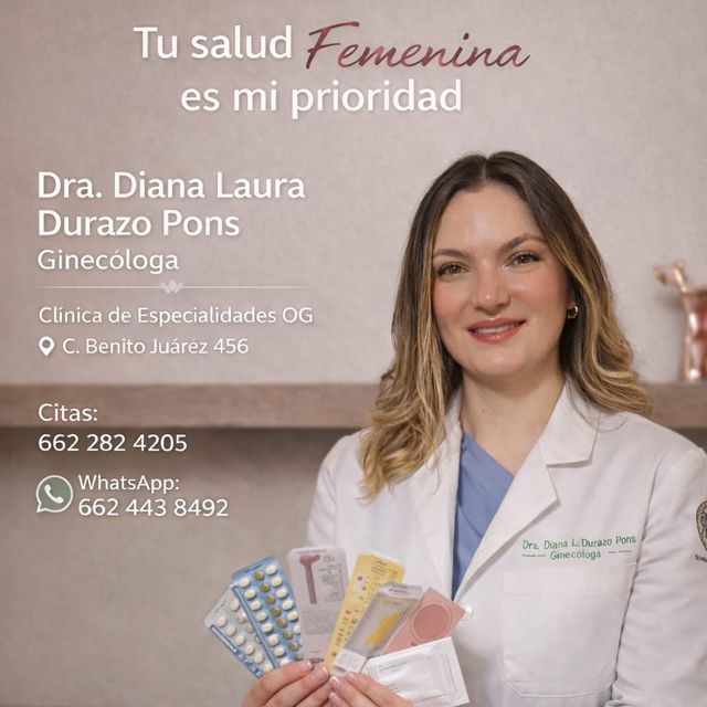 Diana Durazo Pons, Ginecólogo Hermosillo