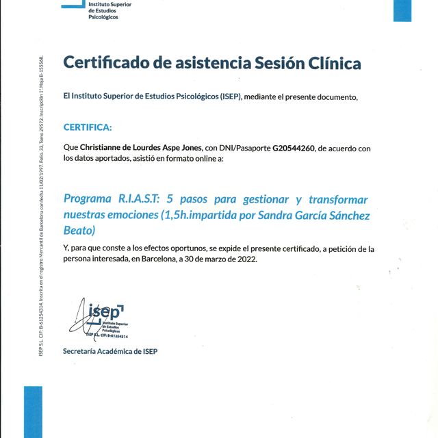 Ampliar imagen: certificate 22