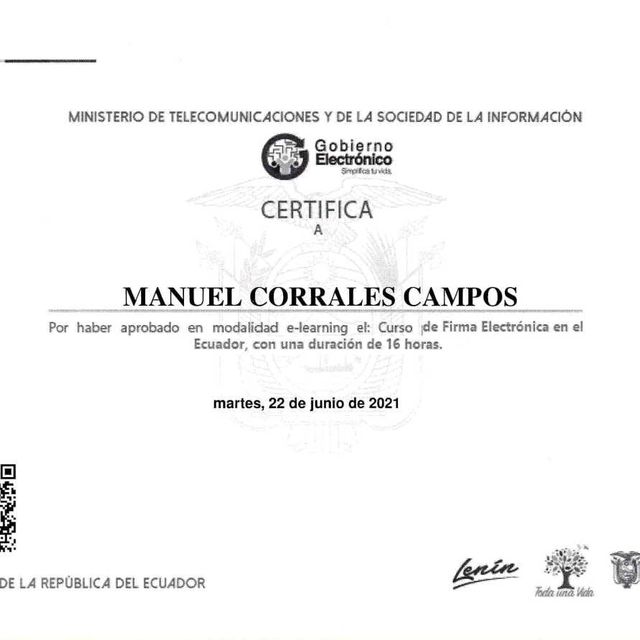 Ampliar imagen: certificate 15