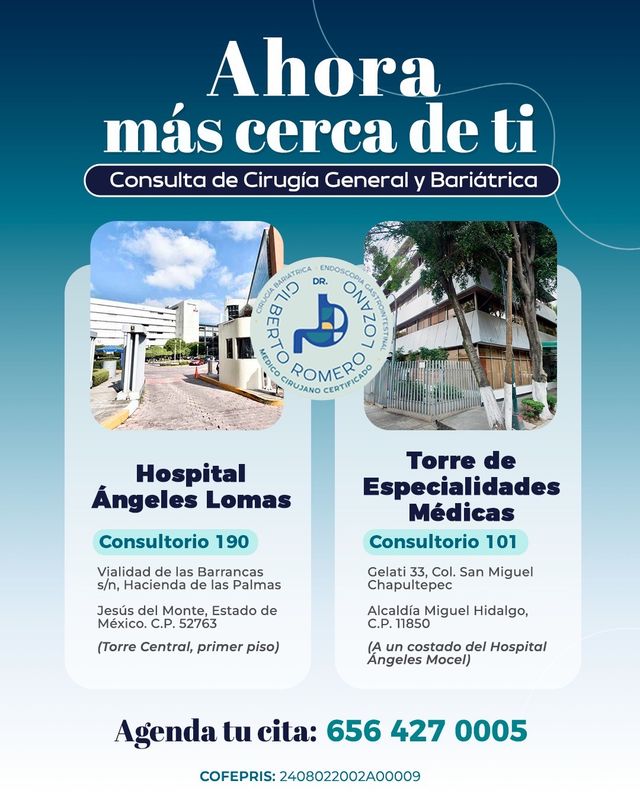 Ampliar imagen: Hospital Angeles Lomas (Consultorio 190, 1er piso de la torre central)